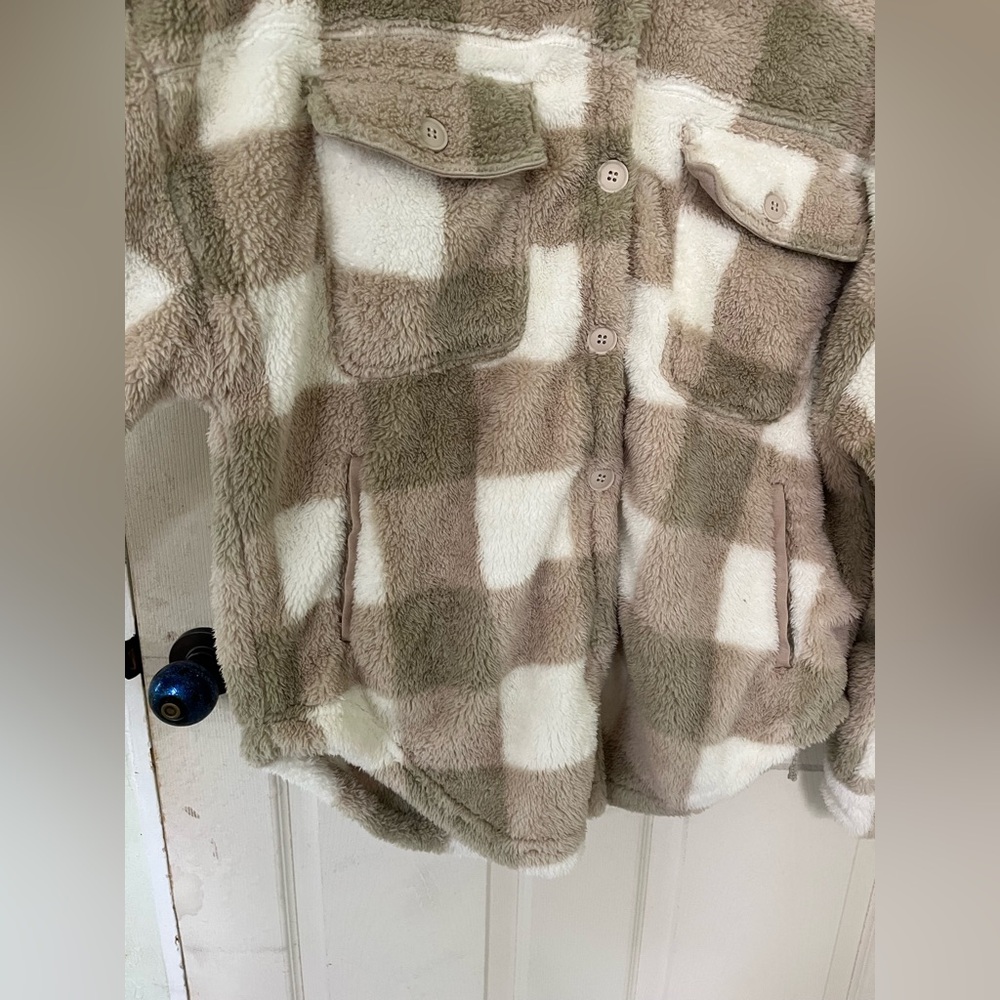 PacSun Homecoming Plaid Button-Down Shirt XS/Small - Picture 4 of 8